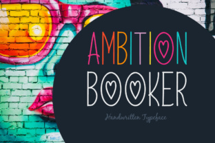 Ambition Booker: A Handwritten Font That Feels Like Real Design Work