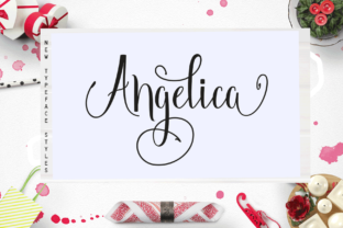 Angelica Handwritten Font for Small Business Branding