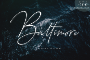 Baltimore Family: A Modern Script Font for Scroll-Stopping Brand Content