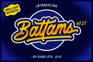 Battams: A Bold Script Font for Standout Web Headlines