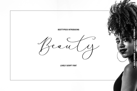 Beauty Lady: A Handmade Script Font for Crafters & Sellers