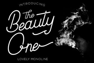 Beauty One: A Fresh, Curvy Script Font for Handmade Creators