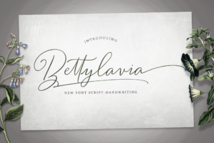 Bettylavia: A Handwritten Script Font for Makers