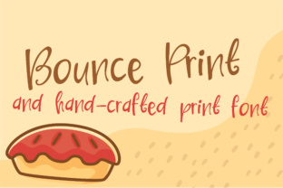 Bounce Print: A Playful Script Font for Handmade Charm