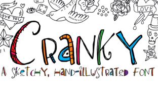 Cranky: A Hand-Illustrated Script Font with Real Personality
