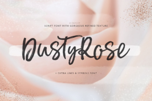 Dusty Rose Font: The Hand-Drawn Script That Elevates Handmade Design