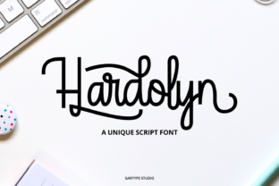 Hardolyn: A Polished Script Font for Small Business Branding