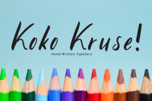 Koko Kruse: A Handwritten Script Font That Feels Like a Thoughtful Pause