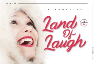 Land of Laugh: A Warm, Polished Script Font for Small Business Branding