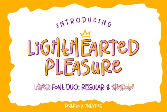 Lighthearted Pleasure Typeface Brings Brands to Life