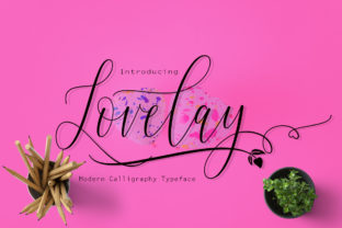 Lovelay: A Handmade Script Typeface for Upscale Web Projects