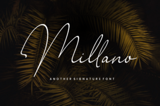 Millano: A Modern Script Font for Polished Digital Branding