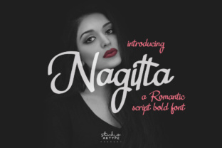 Nagitta: A Romantic Script Font for Editorial Design