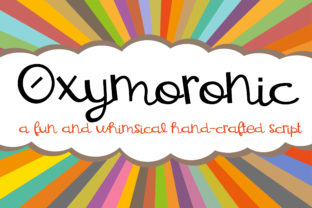 Oxymoronic Font: A Maker's Review of This Whimsical Script