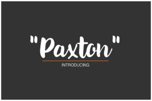 Paxton: A Refined Handwritten Font for Editorial Design