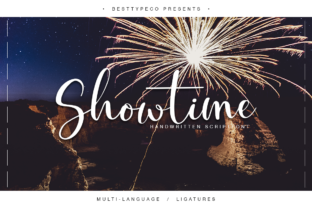 Showtime: The Handmade Calligraphy Font That Elevates Your Brand