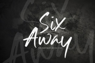 Six Away: A Handmade Script Font That Feels Human, Not Hollow
