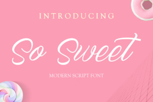So Sweet Font: A Modern Handwritten Script for Crafters & Sellers