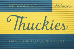 Thuckies: A Handwritten Font That Lifts Your Brand