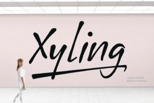 Xyling: A Hand-Drawn Script Font That Cuts Through the Feed